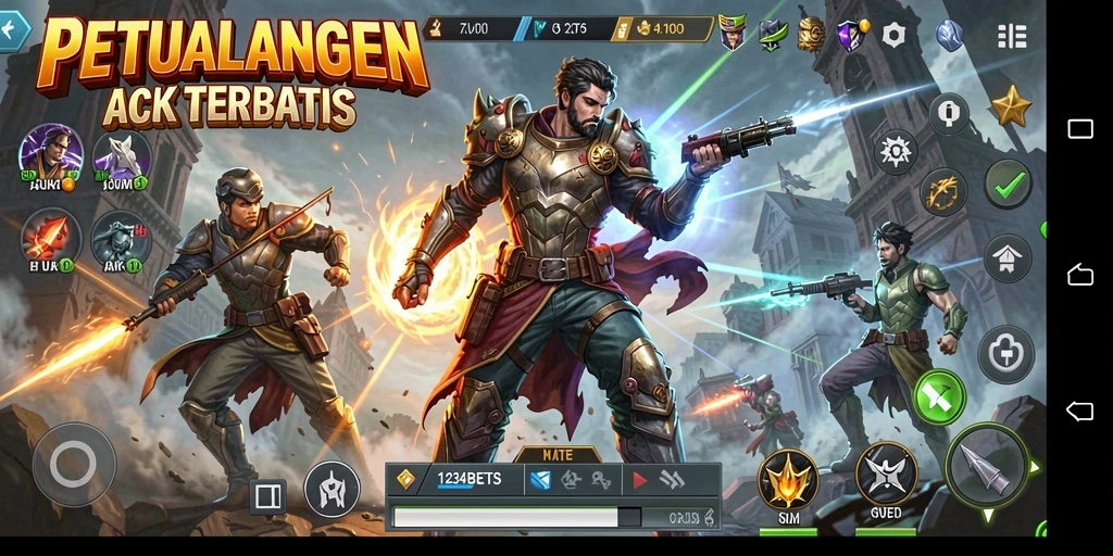 Gameplay seru dari 1234BETS dengan aksi mendebarkan.