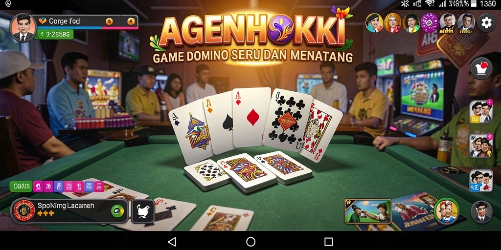 Tampilan gameplay AGENHOKI yang menarik dan interaktif.