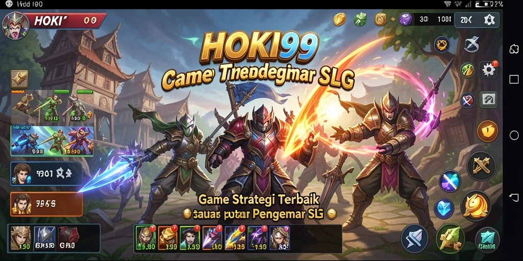 Screenshot HOKI99 menampilkan aksi pertempuran strategis yang mendebarkan.
