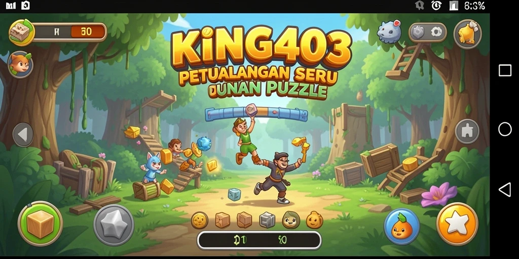 Tampilan gameplay KING403 yang penuh tantangan dan keseruan.