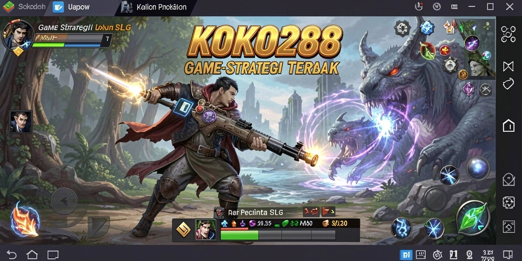 Tampilan menakjubkan dari gameplay KOKO288 yang penuh strategi.