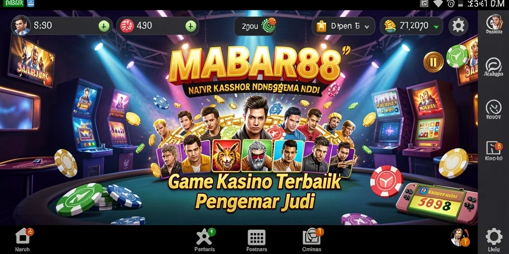 Tampilan menarik dari gameplay seru di MABAR88.