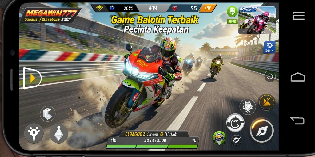Screenshot gameplay adrenaline tinggi di MEGAWIN777.