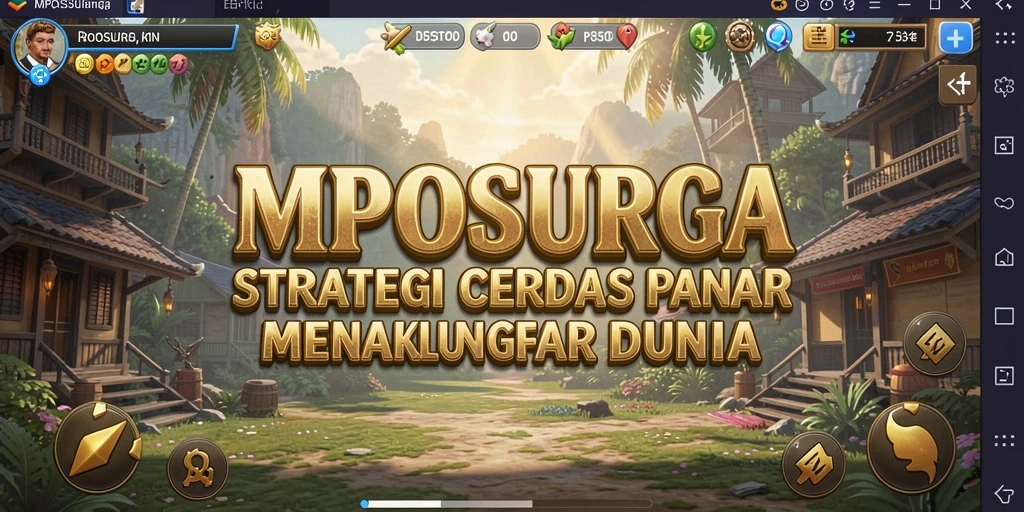 Tampilan gameplay strategis dari MPOSURGA yang menarik.