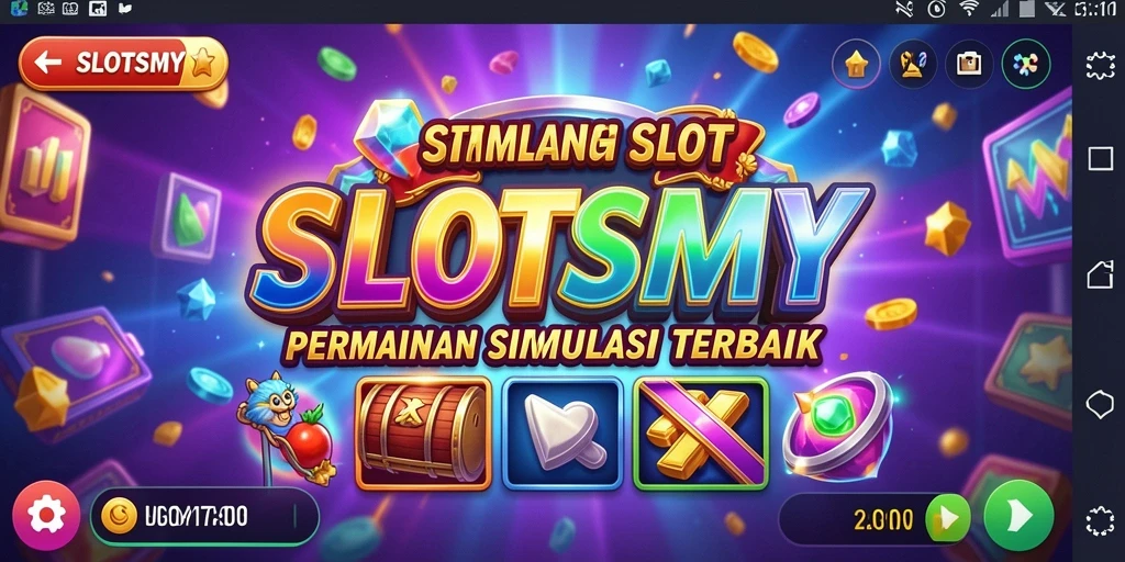 SLOTMY menampilkan gameplay slot yang menarik dan berwarna.