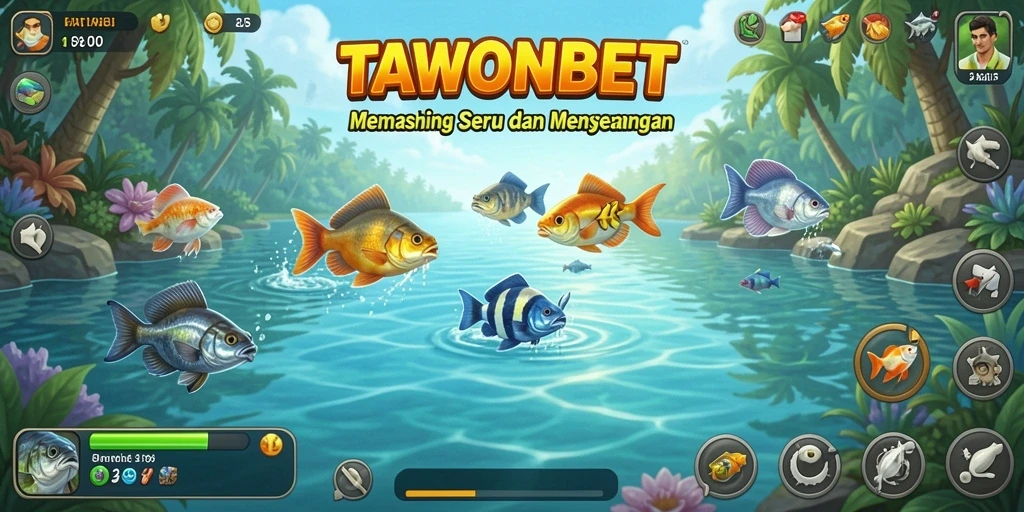 Tangkapan ikan yang menakjubkan dalam gameplay TAWONBET.