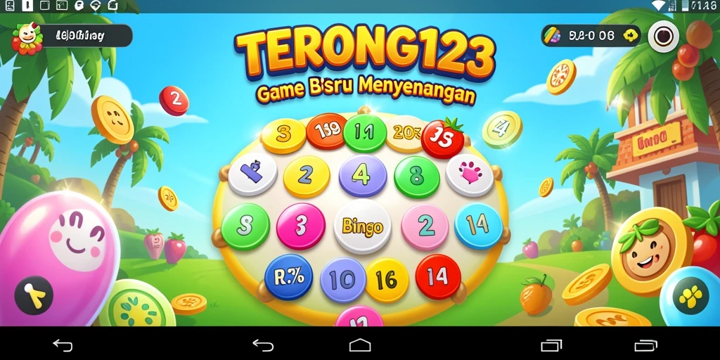 Screenshot dari gameplay TERONG123 yang menunjukkan suasana bermain bingo.